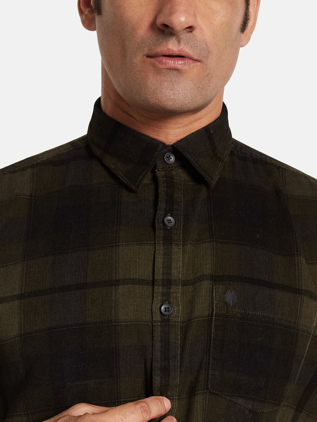 METTLE Men Opaque Checked Casual Shirt