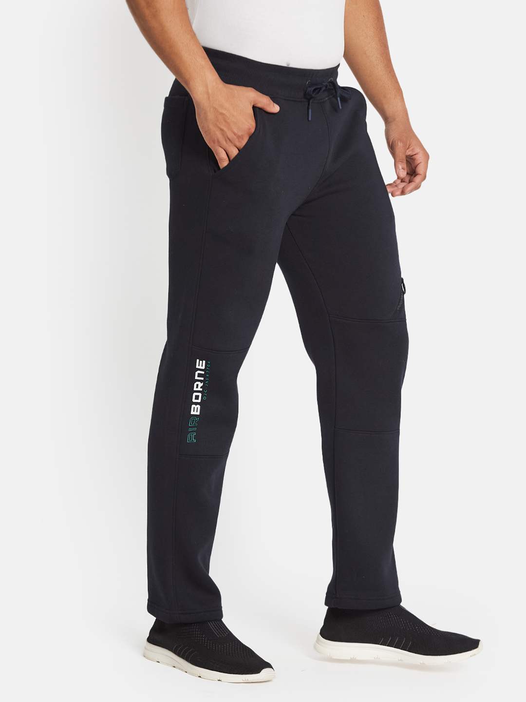 Octave Men Regular Fit Mid Rise Track Pants
