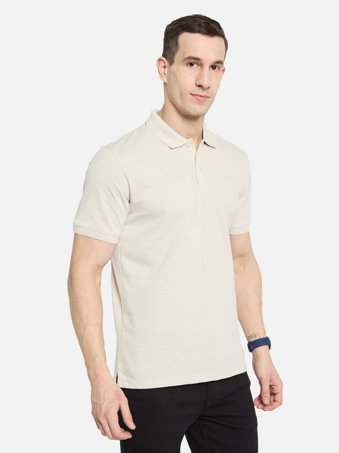 Octave Men Polo Collar T-shirt