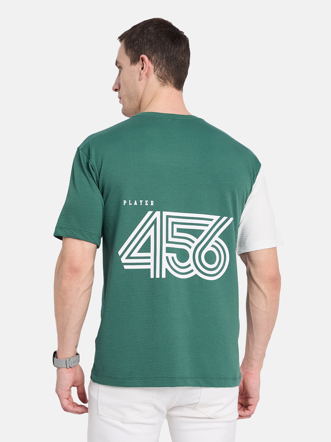 Octave Men Colourblocked T-shirt