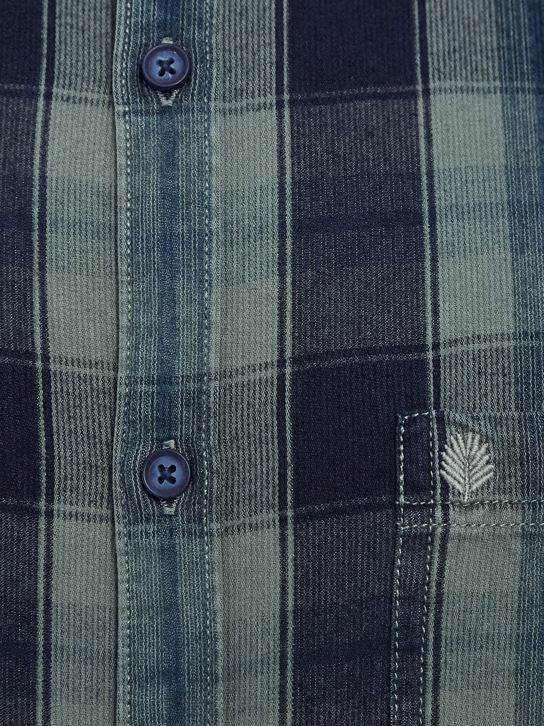 Mettle Tartan Checked Cotton Casual Shirt