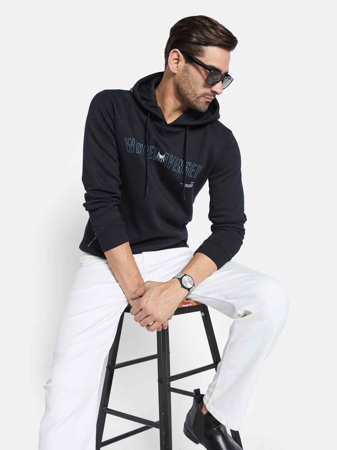 Octave Men Hooded Pullover Sweatshirt