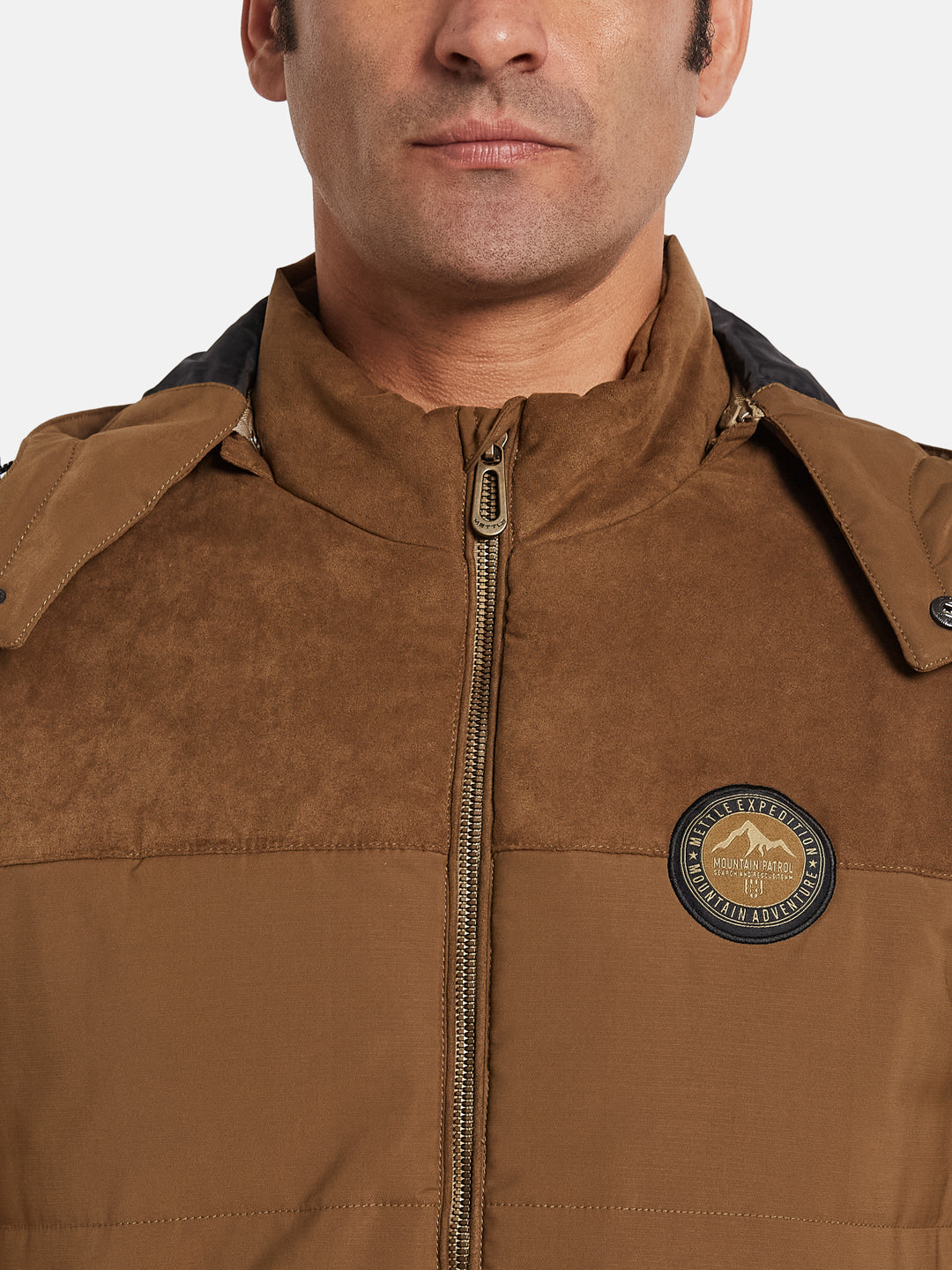 METTLE Men Colourblocked Jacket