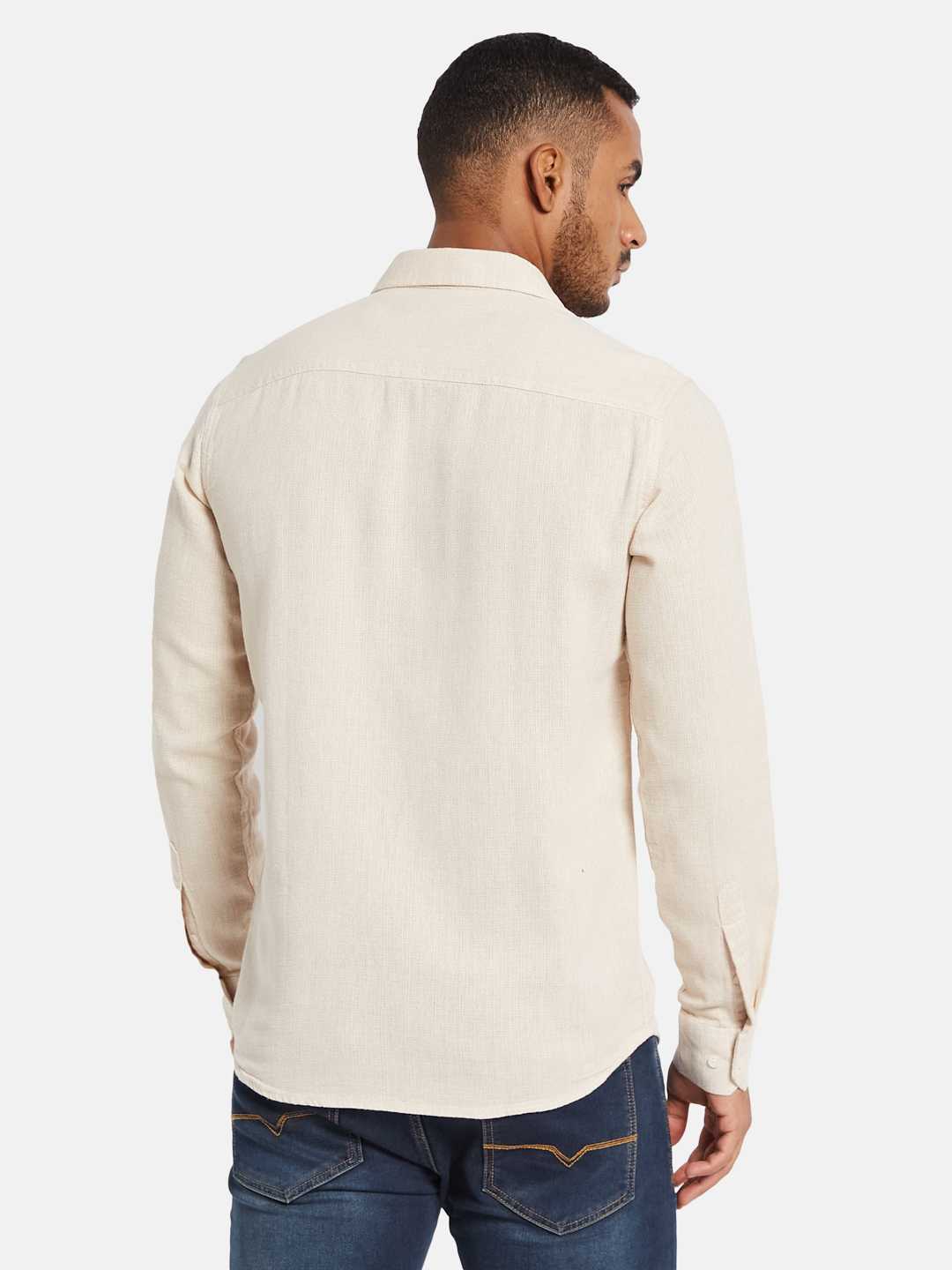 METTLE Men Opaque Casual Shirt