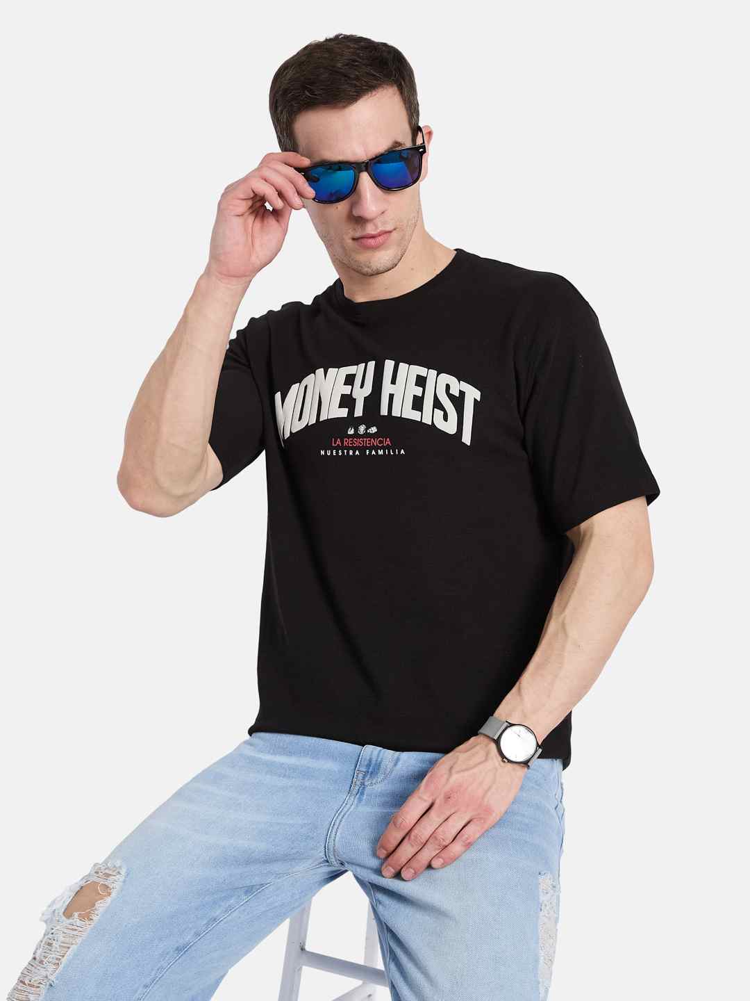 Octave Men Printed T-shirt