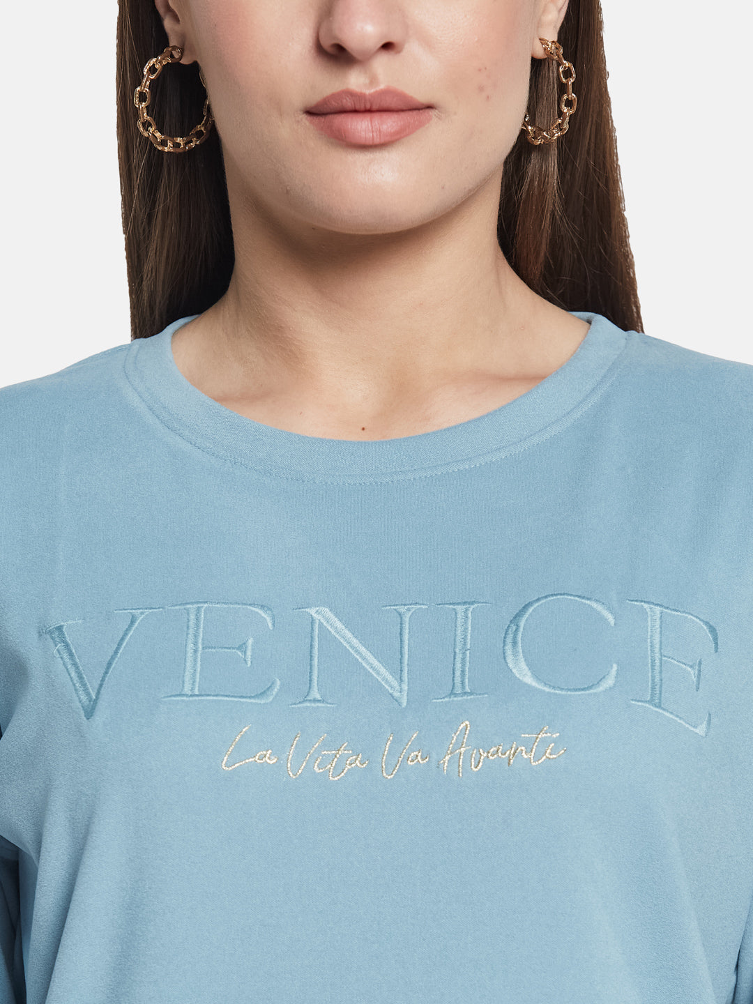 METTLE Women Round Neck Sweatshirt