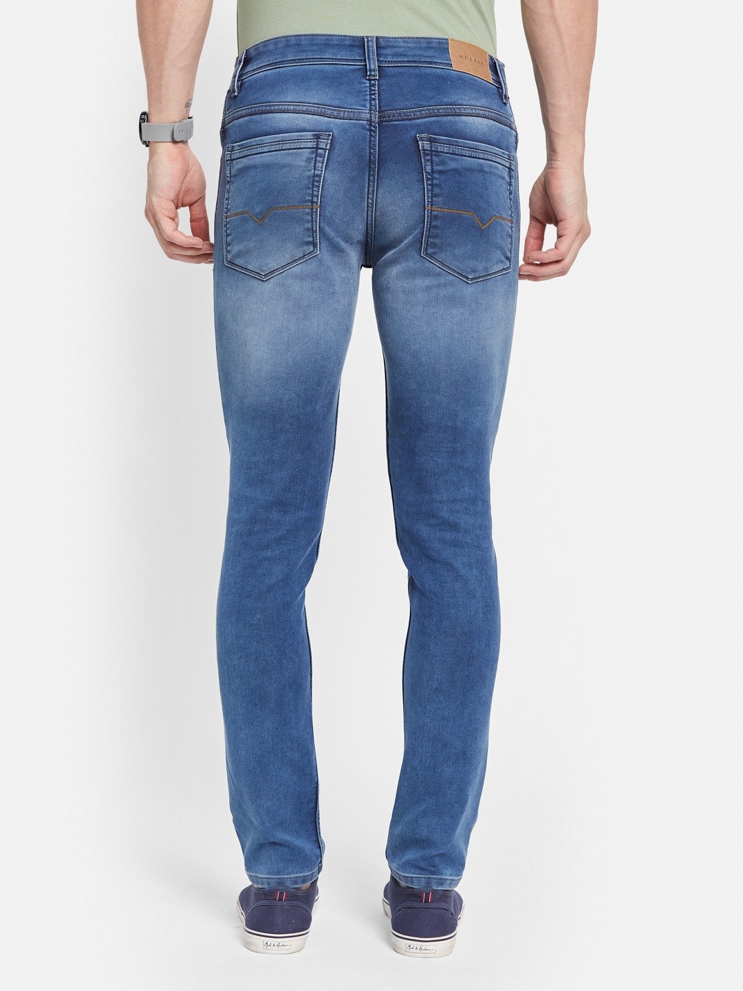 Octave Men Straight Fit Light Fade Stretchable Jeans