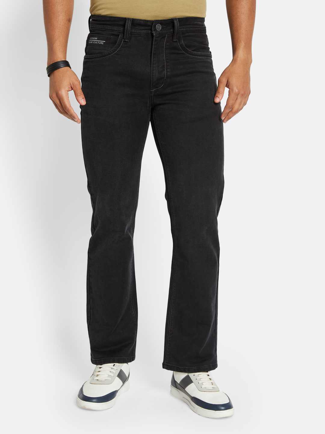 Octave Men Bootcut Stretchable Jeans