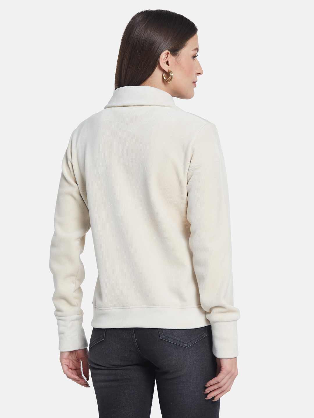METTLE Women Front-Open Sweatshirt