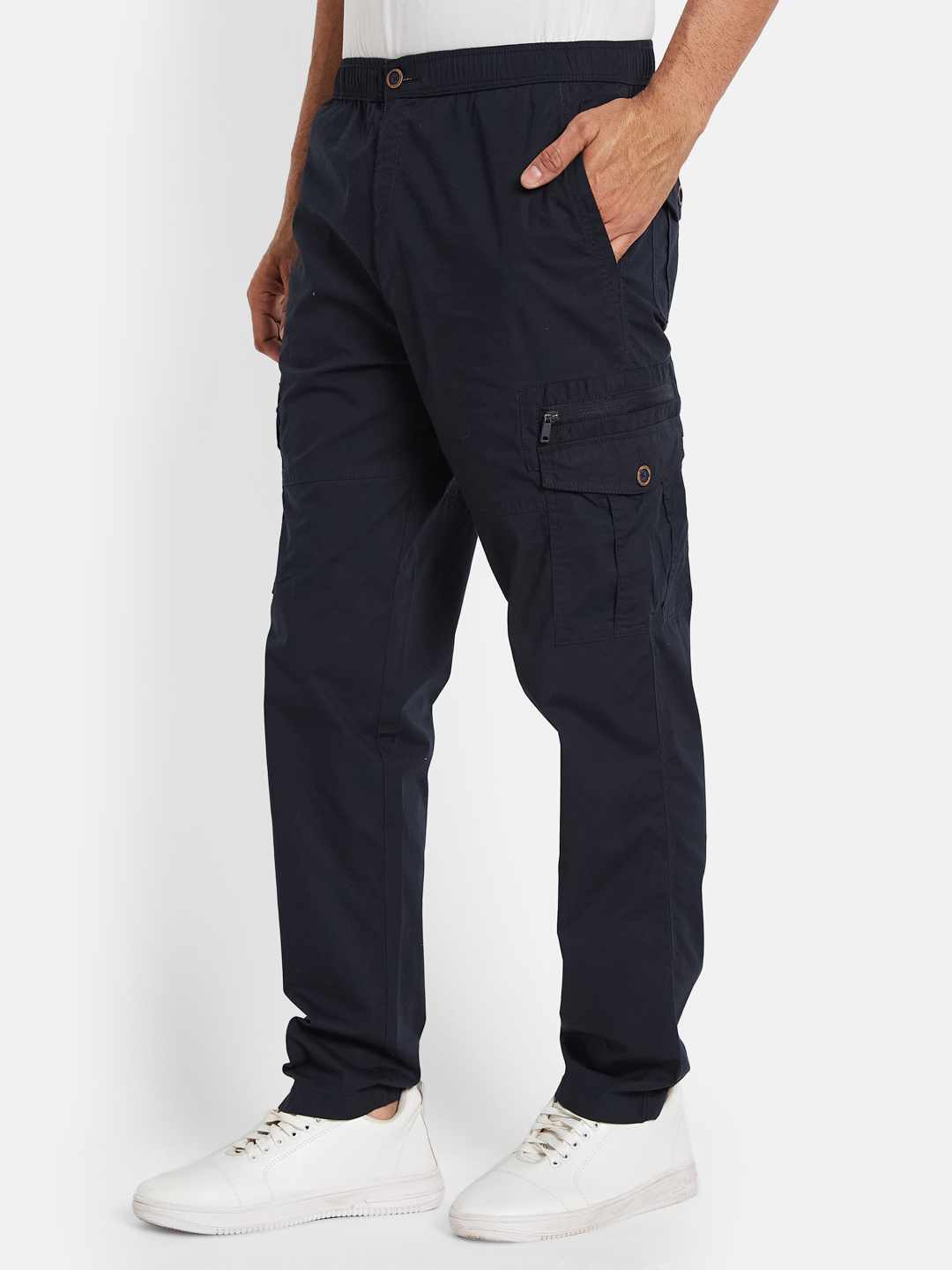 Octave Cotton Mid-Rise Regular Fit Trouser