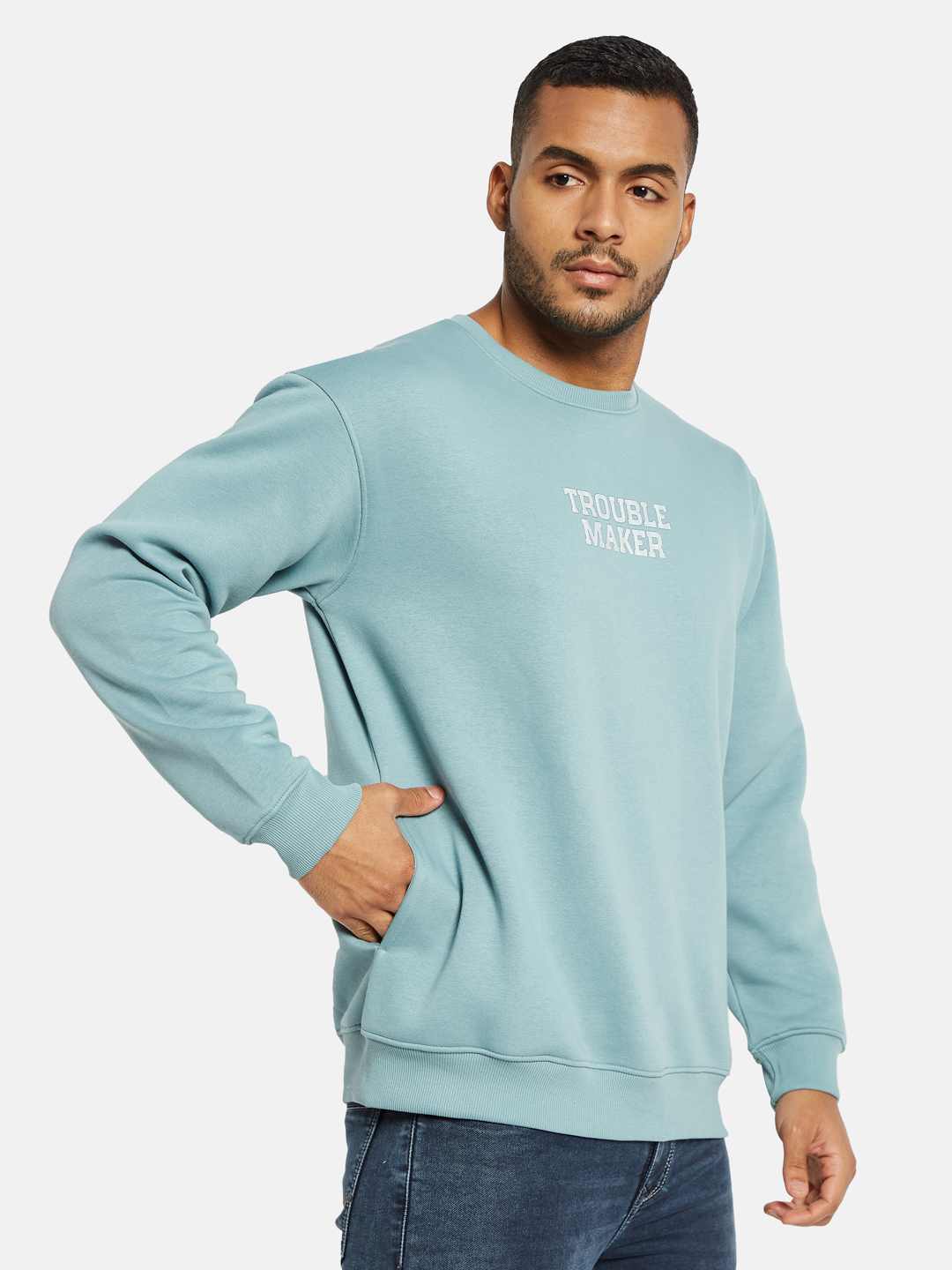 Octave Men Printed Sweatshirt