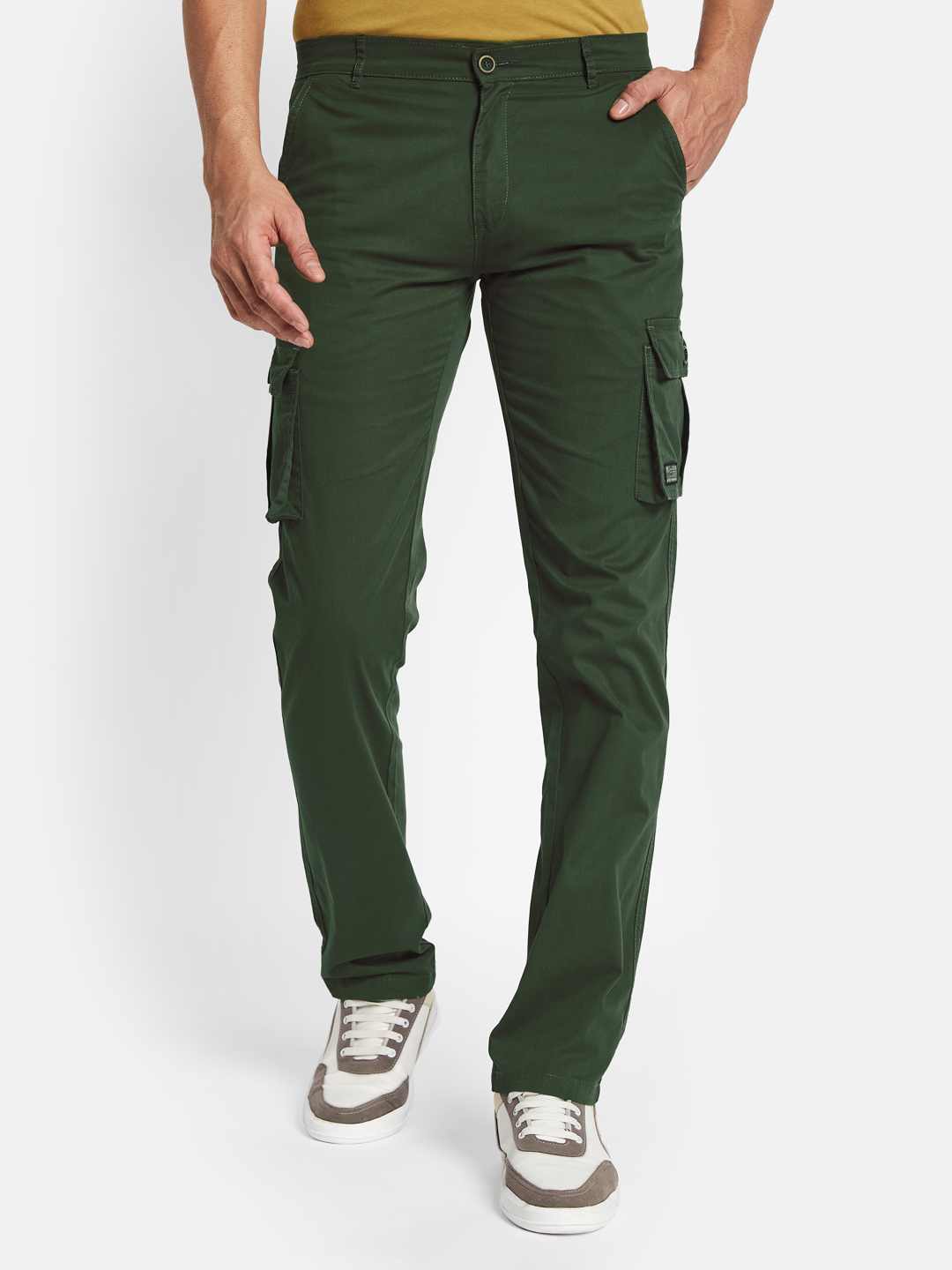 Octave Men Mid-Rise Regular Fit Chinos Trouser