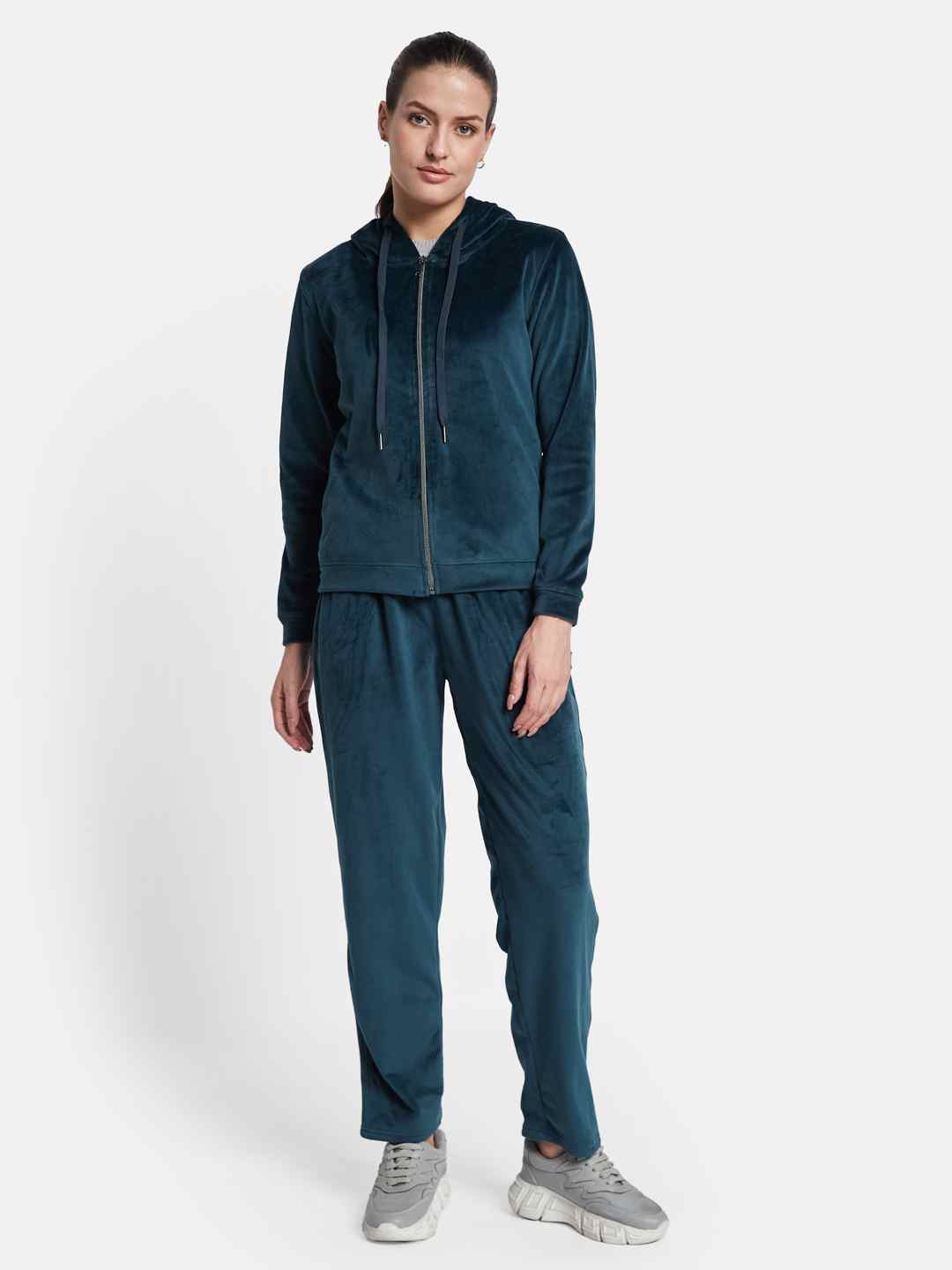 Mettle Women Solid track Suits