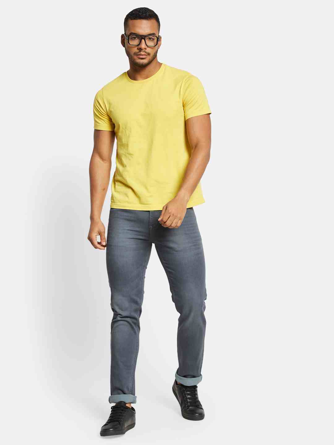 Octave Men Low Distress Light Fade Stretchable Jeans