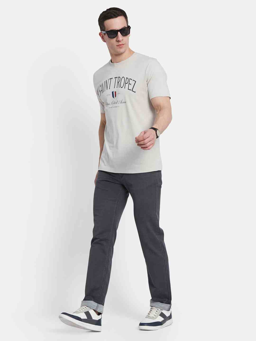 Octave Men Printed T-shirt