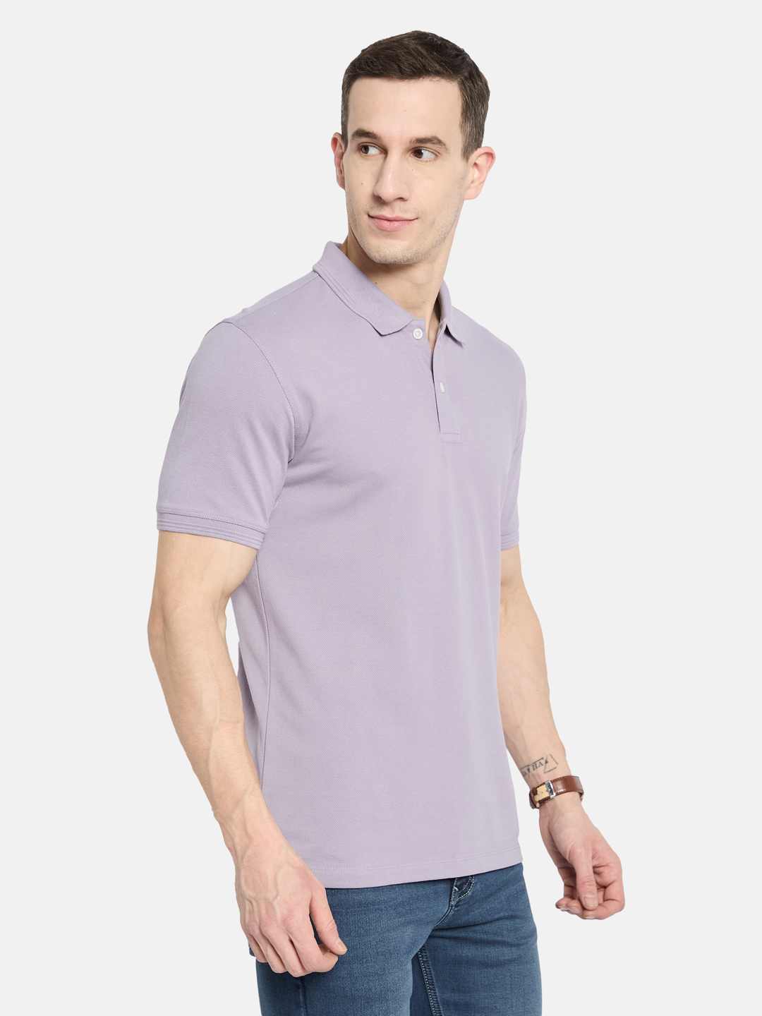 Octave Men Polo Collar T-shirt
