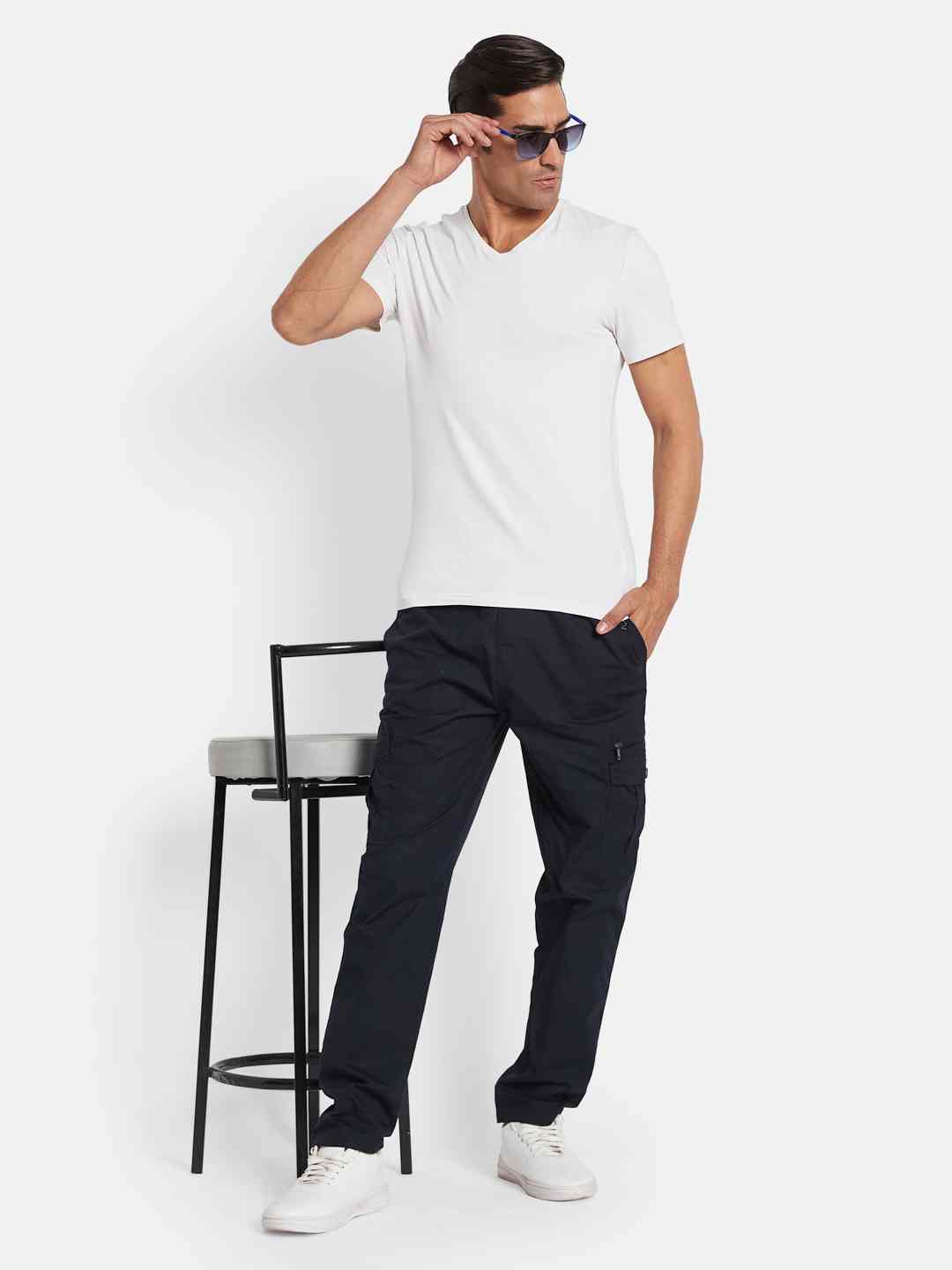 Octave Cotton Mid-Rise Regular Fit Trouser