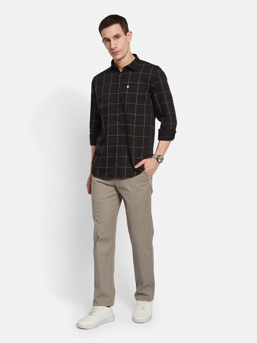 METTLE Men Opaque Casual Shirt