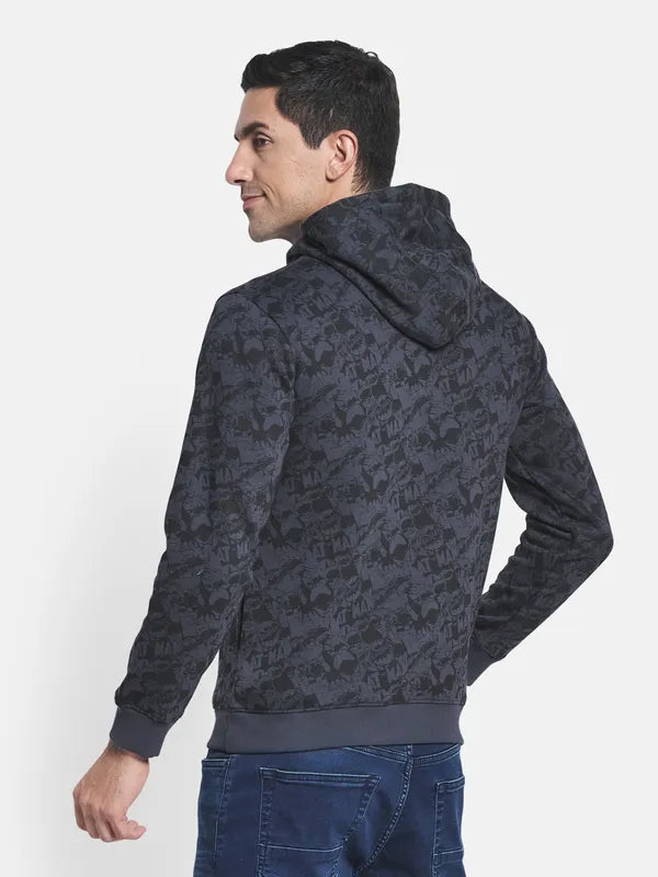 Men Grey Printed Sweatshirt