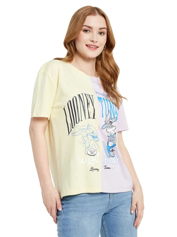 Warner Bros. Cut & Sew Looney Tunes Print T-Shirt