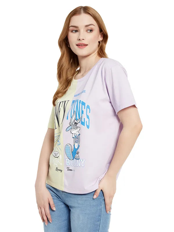 Warner Bros. Cut & Sew Looney Tunes Print T-Shirt