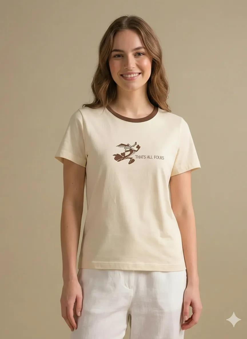 METTLE Women Printed T-shirt