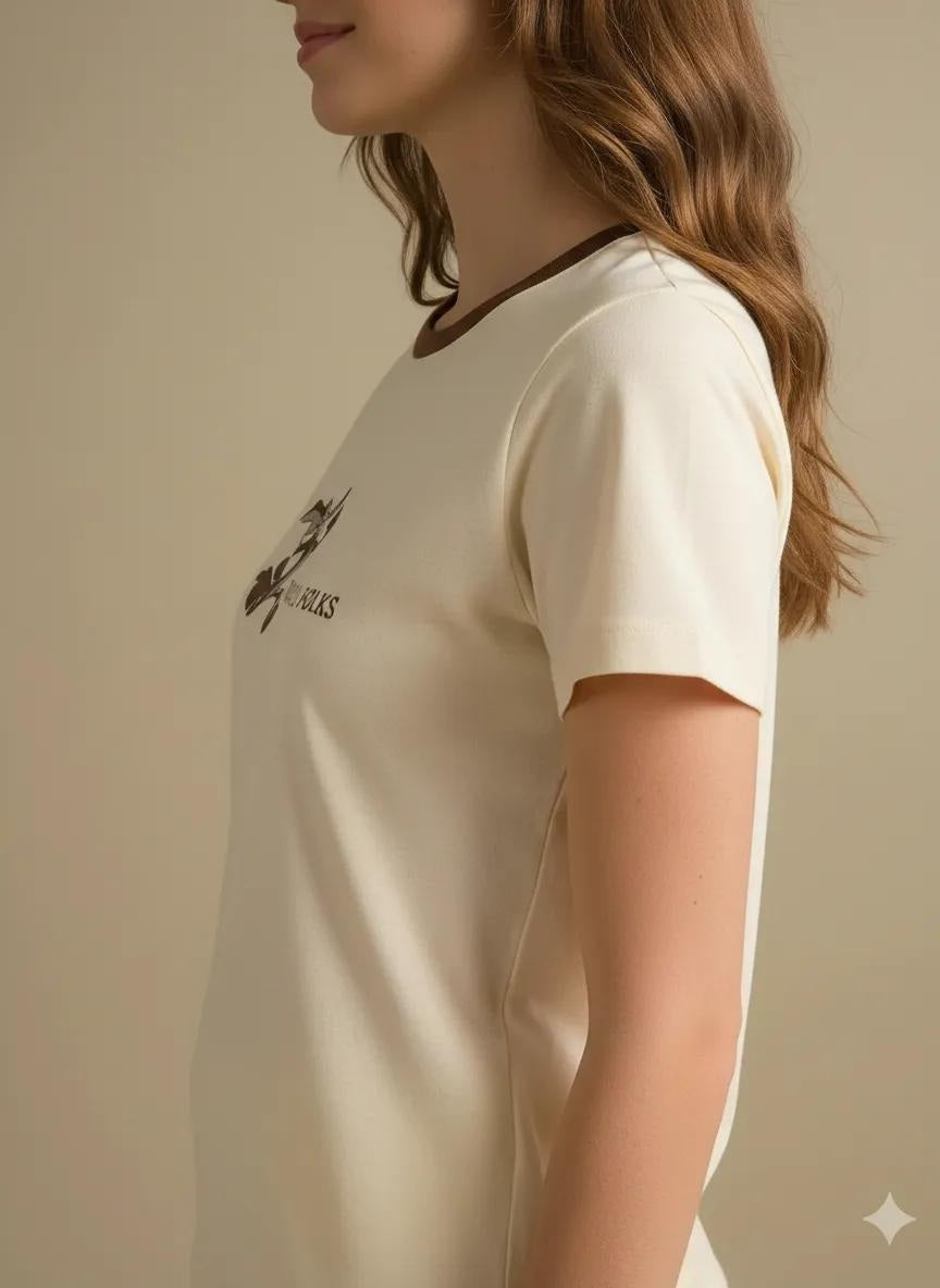 METTLE Women Printed T-shirt