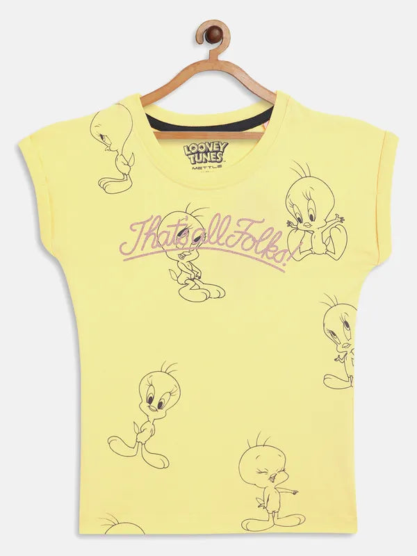 Banana Graphic Round Neck