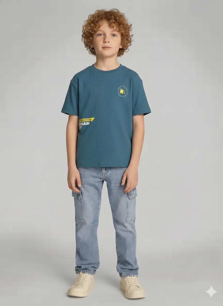 Boys Batman Printed T-shirt