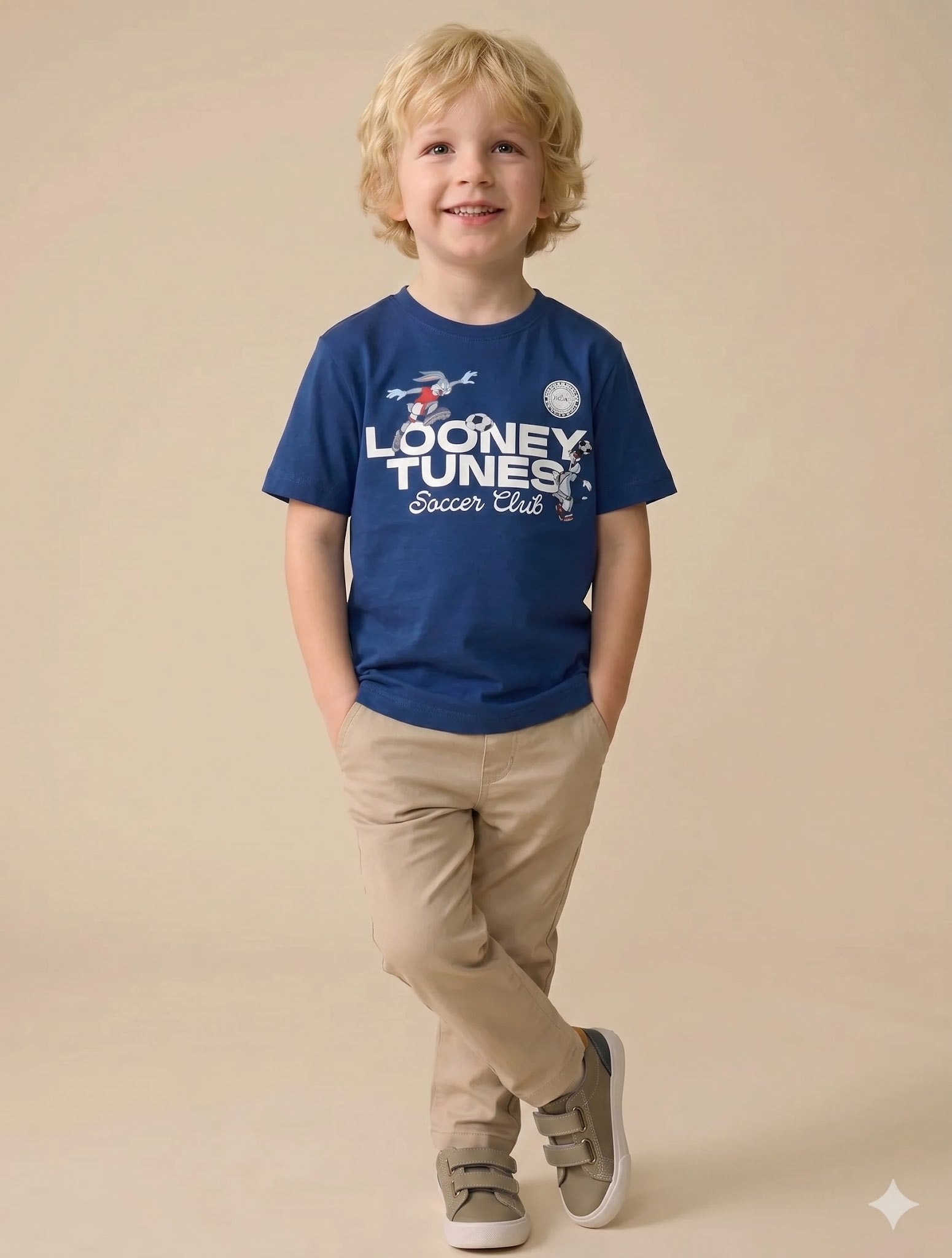 Boys Looney Tunes Printed T-shirt