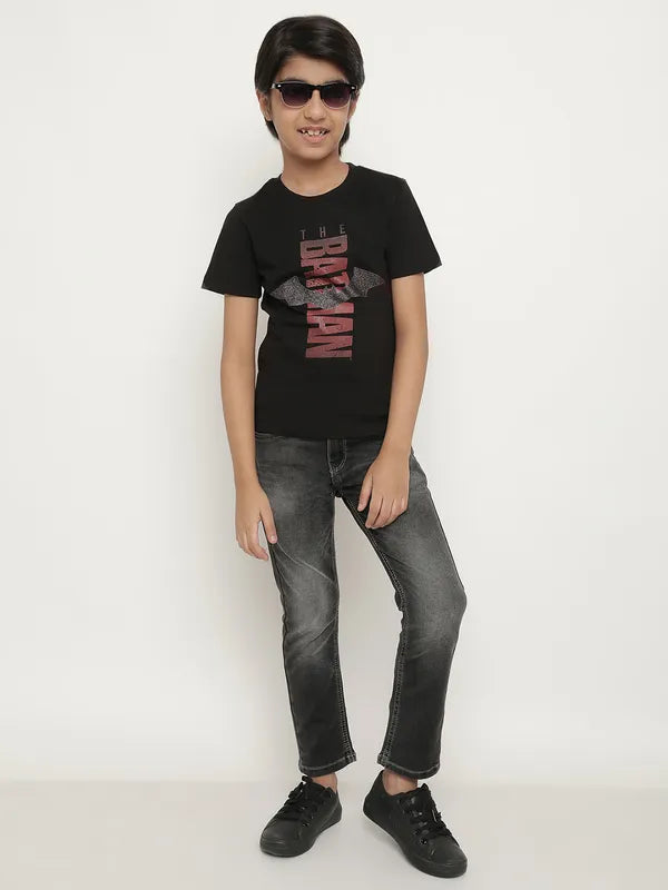 Octave Boys Batman Printed Cotton T-Shirt