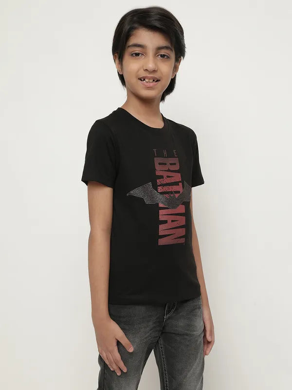 Octave Boys Batman Printed Cotton T-Shirt