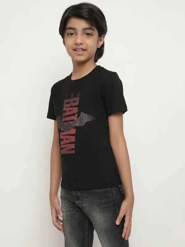 Octave Boys Batman Printed Cotton T-Shirt