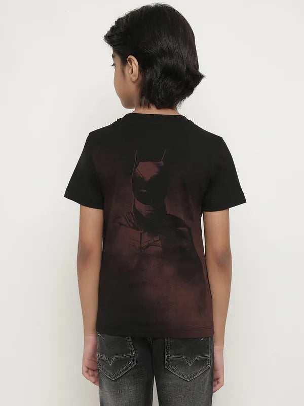 Octave Boys Batman Printed Cotton T-Shirt
