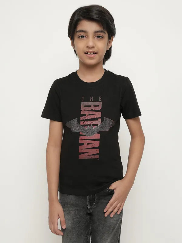Octave Boys Batman Printed Cotton T-Shirt