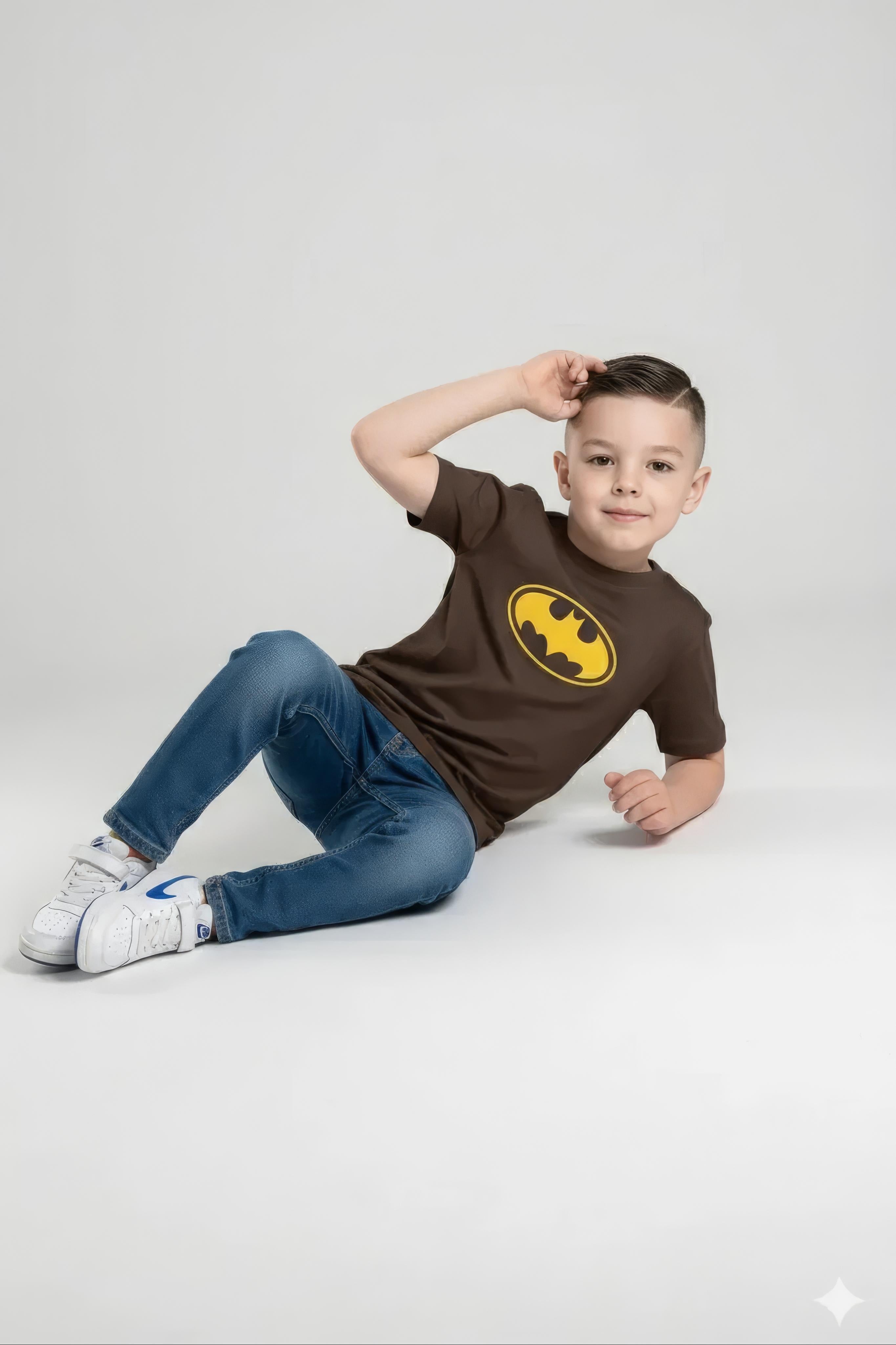 Boy Printed Round Neck T-Shirt