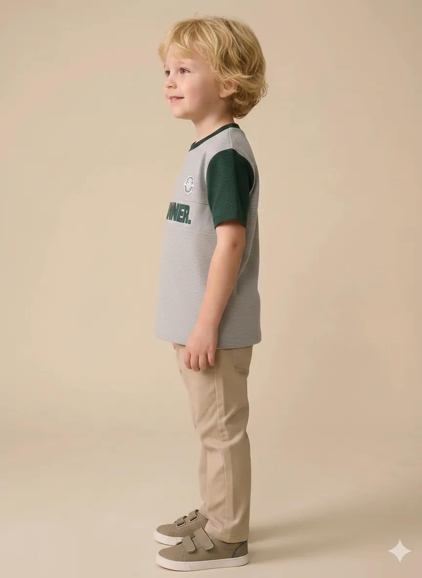 Boy Round Neck T-Shirt