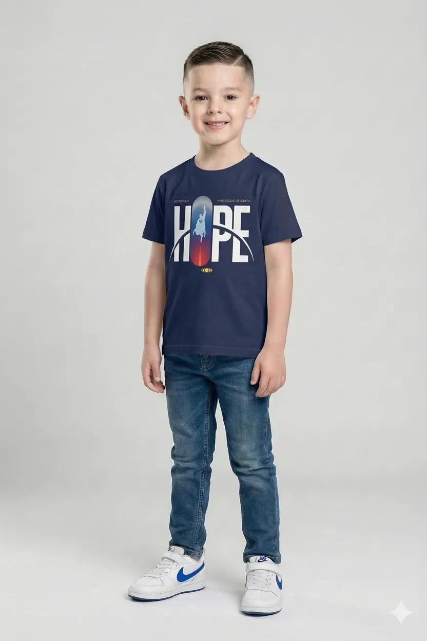 Octave Boy's Printed Round Neck T-shirt