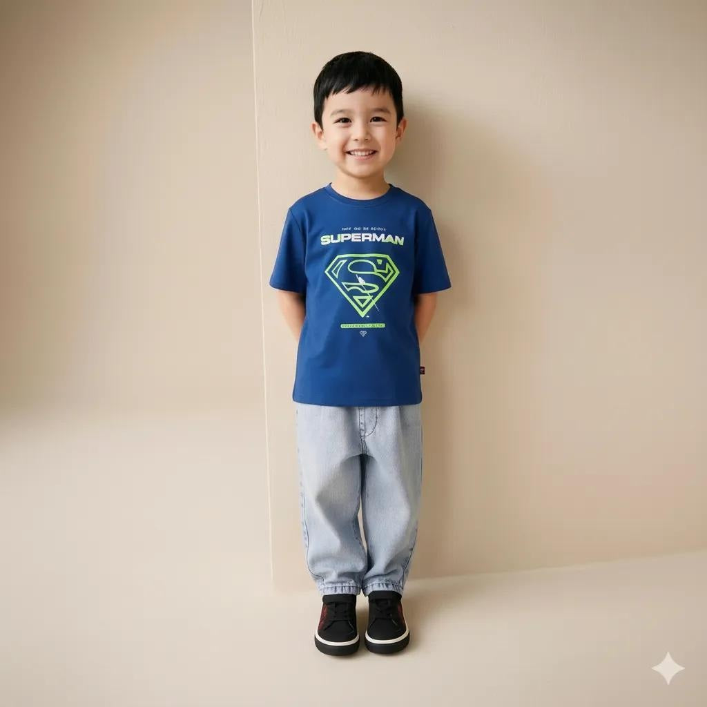 Boy Printed Round Neck T-Shirt