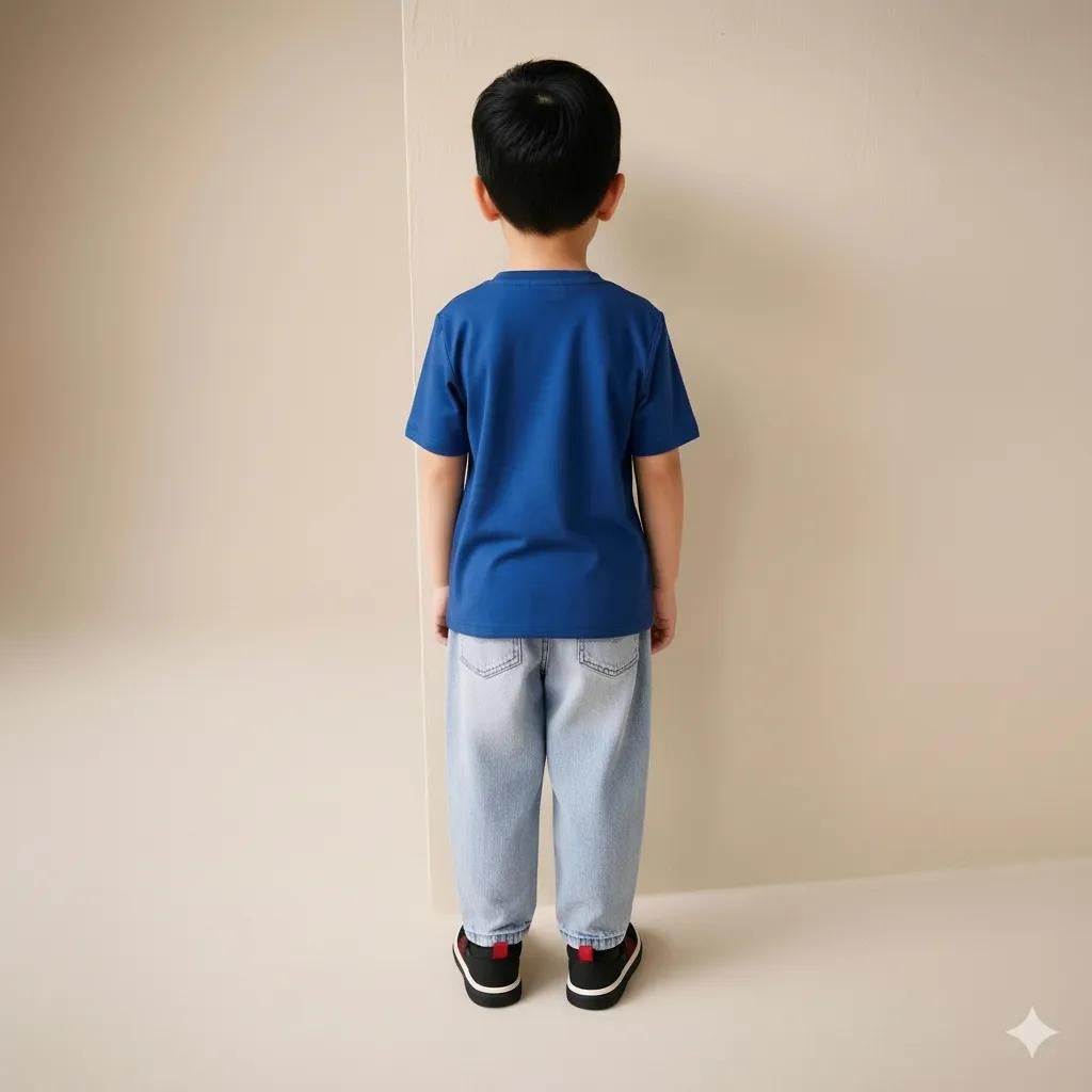 Boy Printed Round Neck T-Shirt