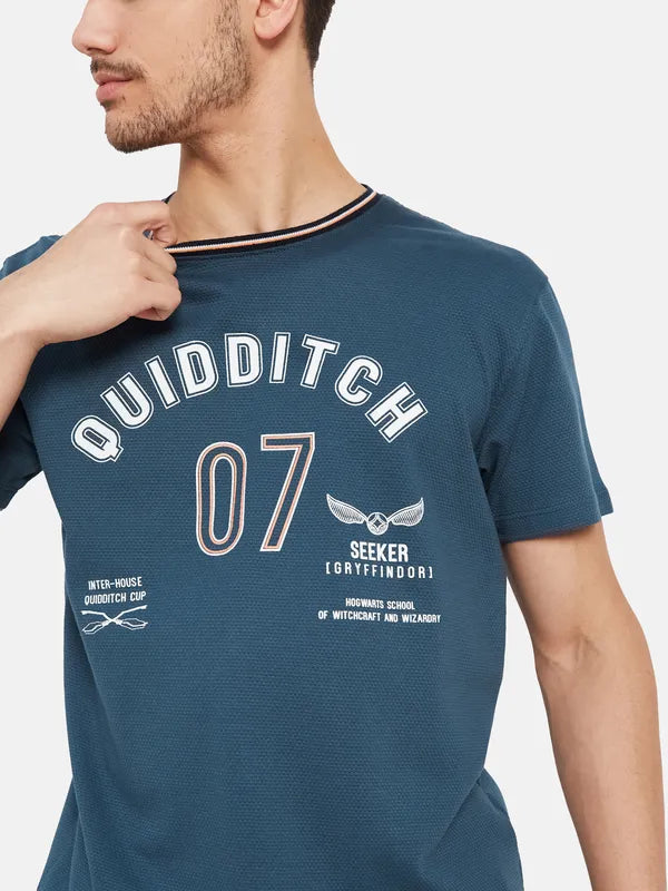 Warner Bros Harry Potter Typographic Print T-Shirt