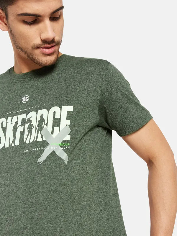 Warner Bros-Suicide Squad Typographic Print T-Shirt