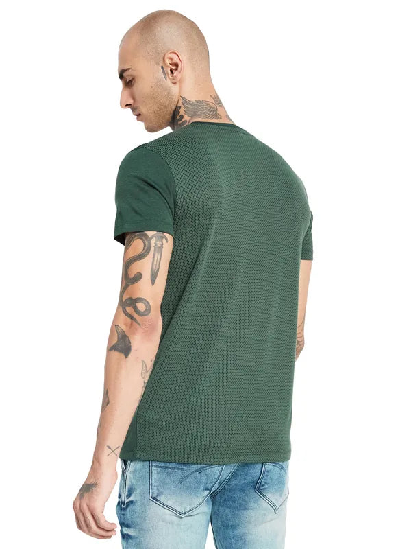 Octave Round Neck Cotton T-Shirt