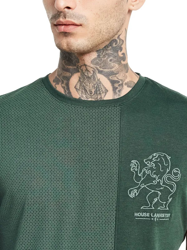 Octave Round Neck Cotton T-Shirt