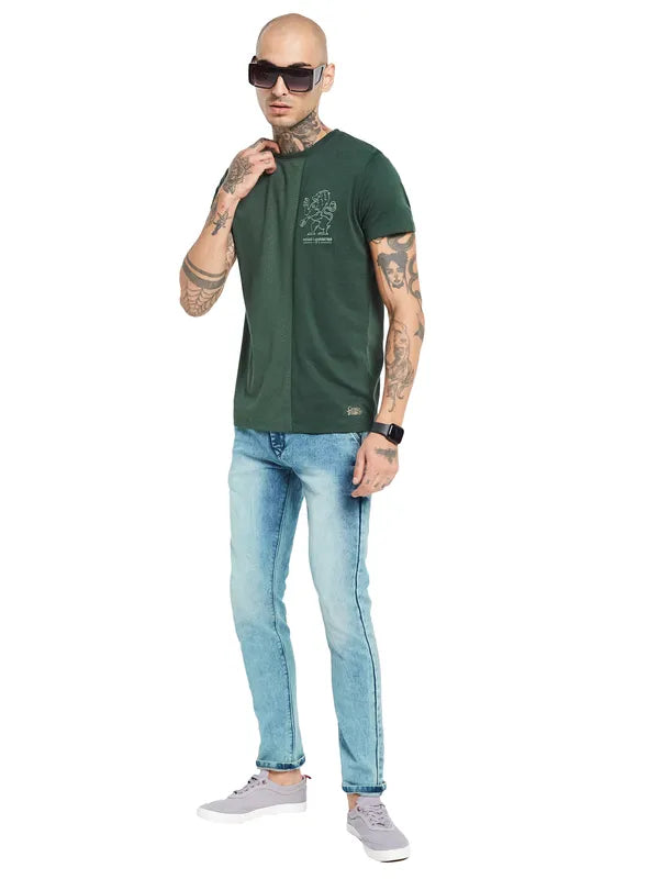 Octave Round Neck Cotton T-Shirt