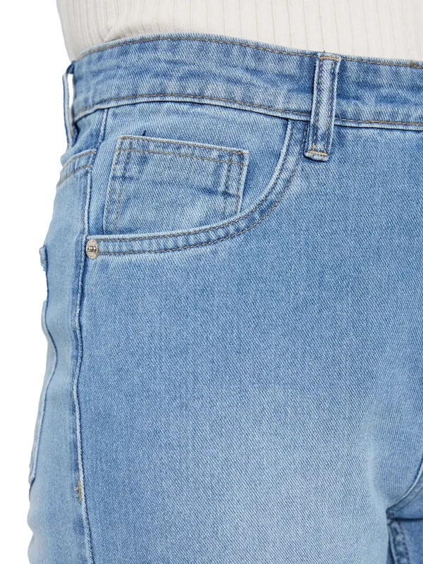 Wide Leg Mid Waist Jeans