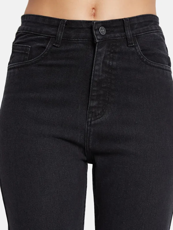 Mettle Women Straight Fit Stretchable Cotton Jeans