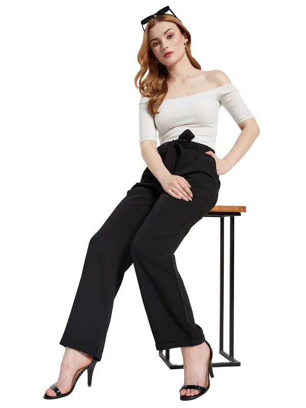 High Waisted Trouser With Belt