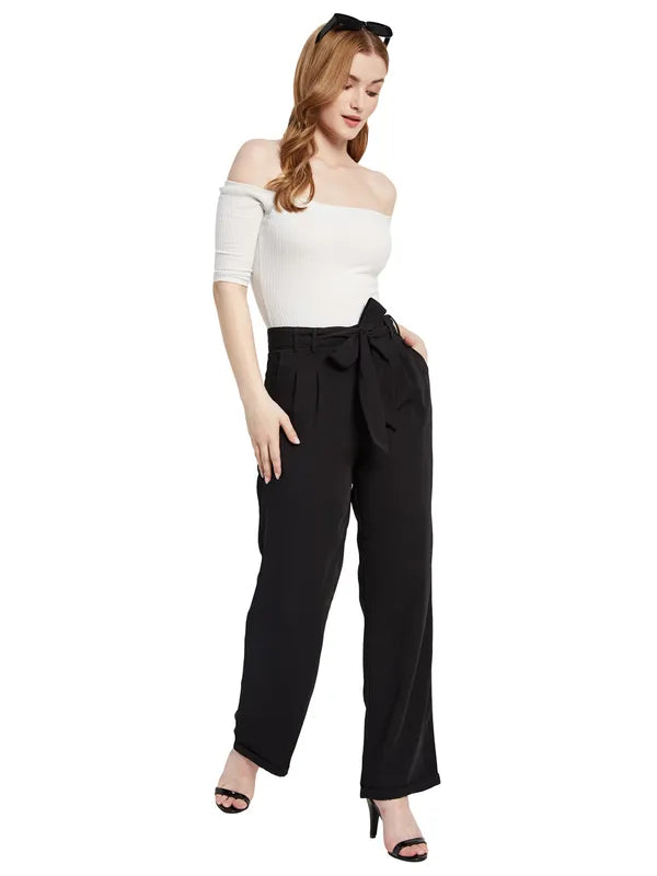 High Waisted Trouser With Belt