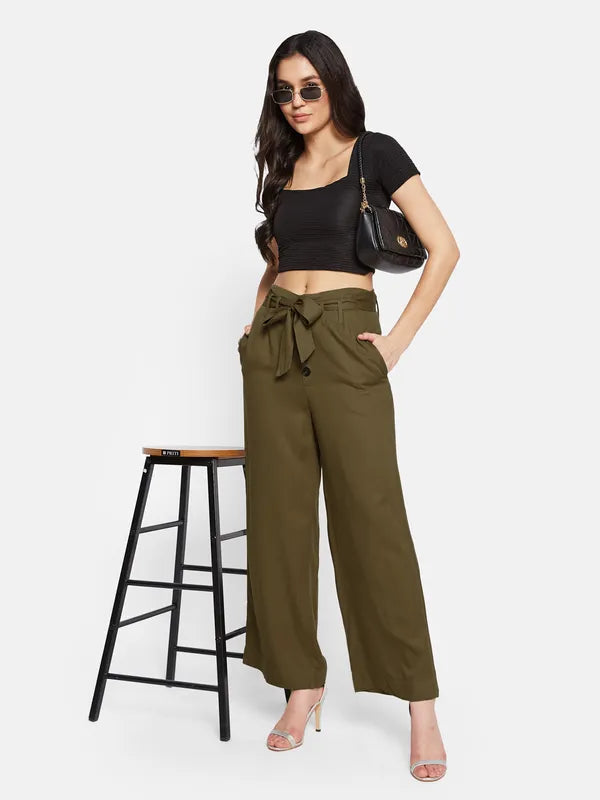 Mettle Women Straight Fit Trousers